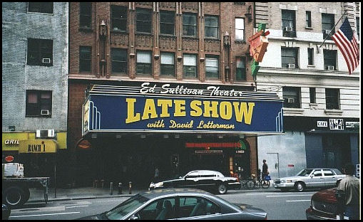 The Ed Sullivan Theater, home to The Late Show with David Letterman
